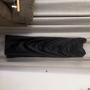 House of CB Black Satin Dress